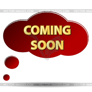 Coming soon symbol - vector image