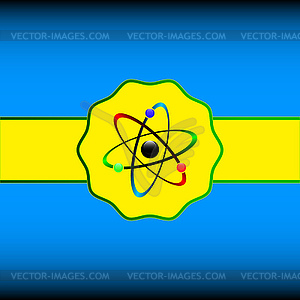 Atom symbol - vector image