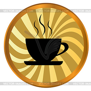 Coffee icon - vector clip art