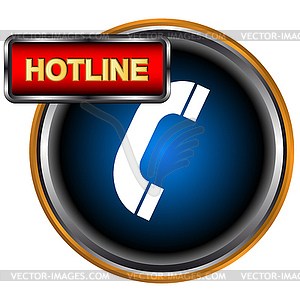 Hotline icon - vector image