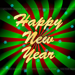 Happy New Year background - vector clipart