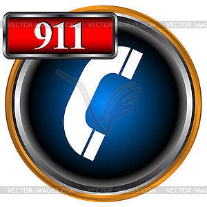 911 emergency - vector image