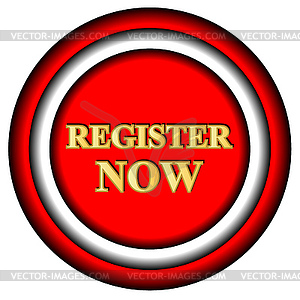 Register now logo - vector clipart