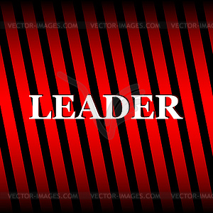 Leader symbol - vector clipart / vector image