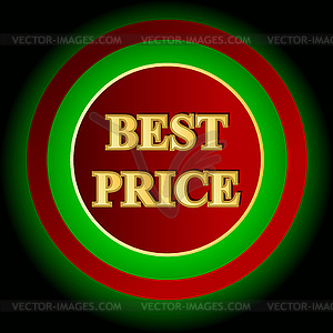 Best price icon - vector image