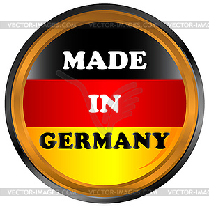 Made in germany icon - vector clip art