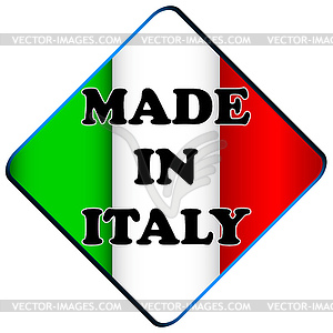 Made in italy logo - vector clipart