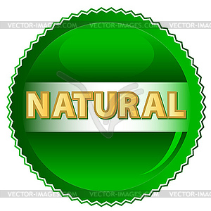 Natural icon - vector clipart