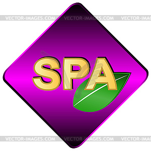 Spa icon - vector image