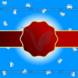 Auto background - vector clipart