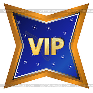 Vip symbol - vector image