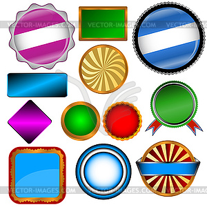 Set of various forms - vector image