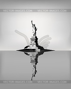 Statue of Liberty - vector clip art