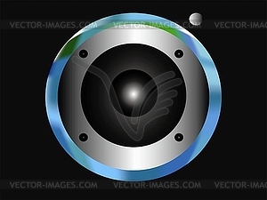 Dynamic Planet  - stock vector clipart