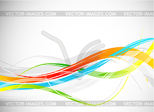 Colorful lines - vector clipart