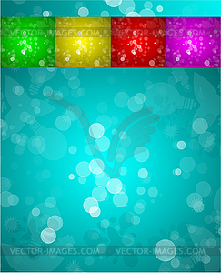 Blue abstract background - vector clipart