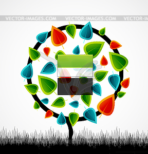 Abstract tree - vector image