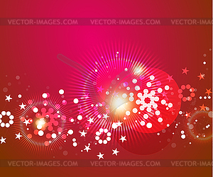 Shiny Christmas abstract background - vector clip art