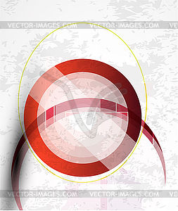 Abstract techno circle background - vector clip art