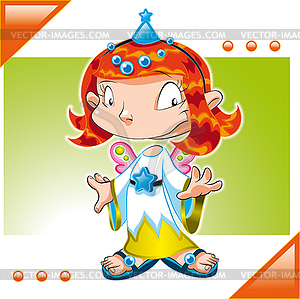 Little Fairy. Little Fairy - vector clipart