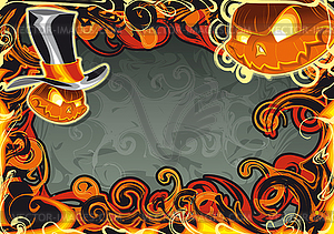 Halloween Card - vector image