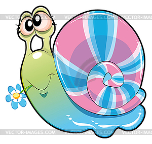 Baby snail - vector image