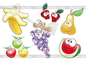 Fruit Characters - vector image