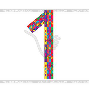 Number  - vector clip art