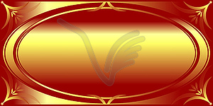 Decorative claret card - vector clipart