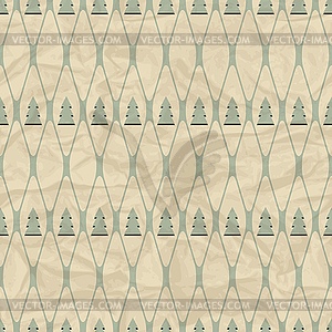Christmas and Holidays seamless pattern with tree - vector clip art