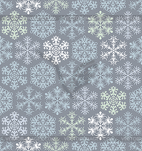 Рождественские бесшовные шаблон с снежинки в - векторный клипарт EPS