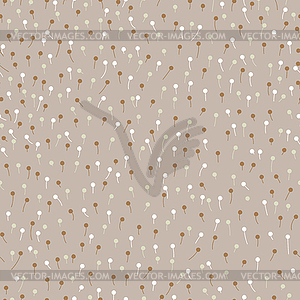 Seamless floral pattern. Abstract texture with - vector clip art