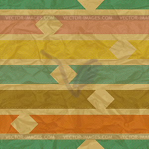 EPS10 retro seamless pattern on vintage old paper - vector clipart
