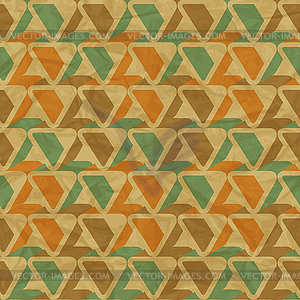 EPS10 retro seamless pattern on vintage old paper - vector image