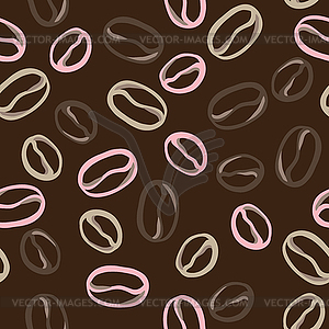 Seamless patterns and elements for coffee`s design - vector image