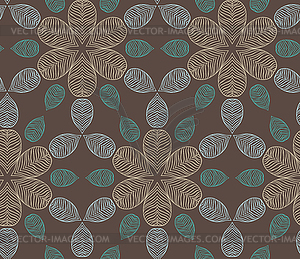 Background with flowers. (Seamless Pattern) - vector EPS clipart