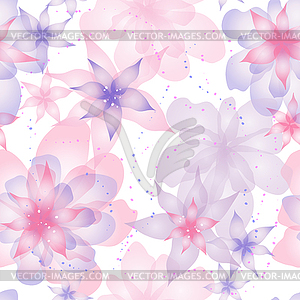 Seamless pattern with flowers roses, floral  - vector clipart