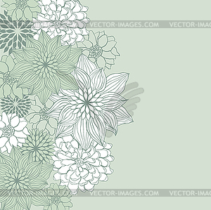 Abstract floral background. flower element for - vector image