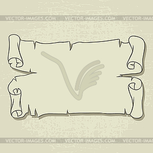 Old scroll page background for your designs and - vector image