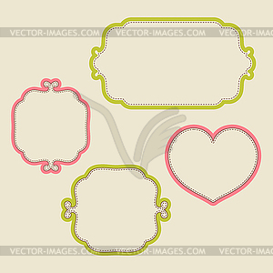 Birds, flower and hearts concept.  - vector clipart
