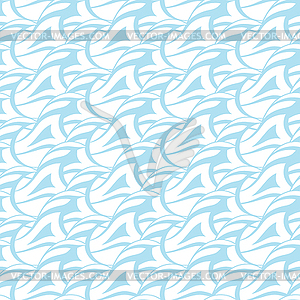 Seamless abstract blue wave texture ( background) - vector clipart