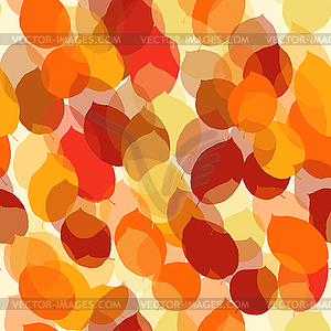 Cute seamless leaf autumn pattern - vector clip art