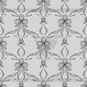 Old lace background, ornamental flowers. texture - royalty-free vector clipart