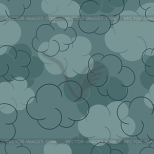 Seamless pattern with clouds -  - vector image