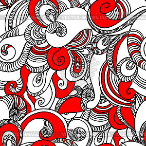 Seamless wave pattern. Abstract background - vector clip art