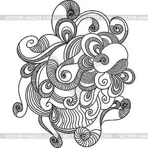 Abstract Waves Background. - vector clipart
