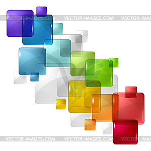 Abstract background with transparent colored - vector image