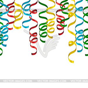 Shiny gradient streamers or party serpentine. - vector clip art