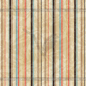 Seamless vintage lines pattern on paper texture - vector image