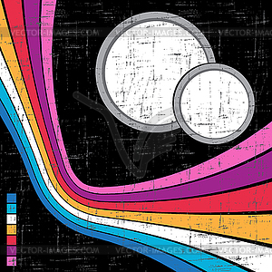 Красочные фоне ретро гранж. Дизайн с - векторизованное изображение